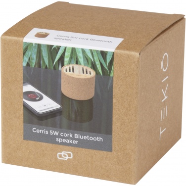Logotrade promotional items photo of: Cerris 5W cork Bluetooth® speaker