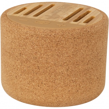 Logo trade advertising products picture of: Cerris 5W cork Bluetooth® speaker