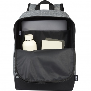 Logo trade corporate gift photo of: Reclaim 15" GRS recycled two-tone laptop backpack 14L