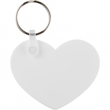 Logotrade corporate gifts photo of: Tait heart-shaped recycled keychain