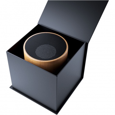 Logo trade promotional items picture of: SCX.design S27 3W wooden ring speaker
