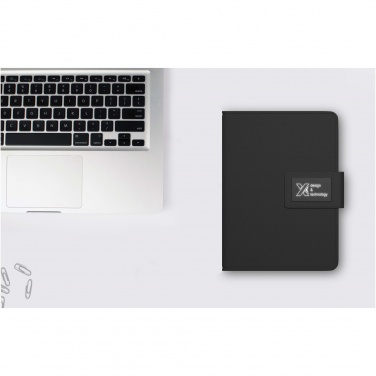 Logo trade promotional products picture of: SCX.design O16 A5 light-up notebook power bank