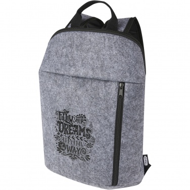 Logotrade promotional merchandise photo of: Felta GRS recycled felt cooler backpack 7L