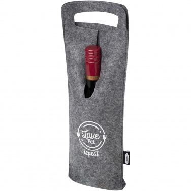 Logotrade business gifts photo of: Felta 75 cl GRS recycled felt wine bag