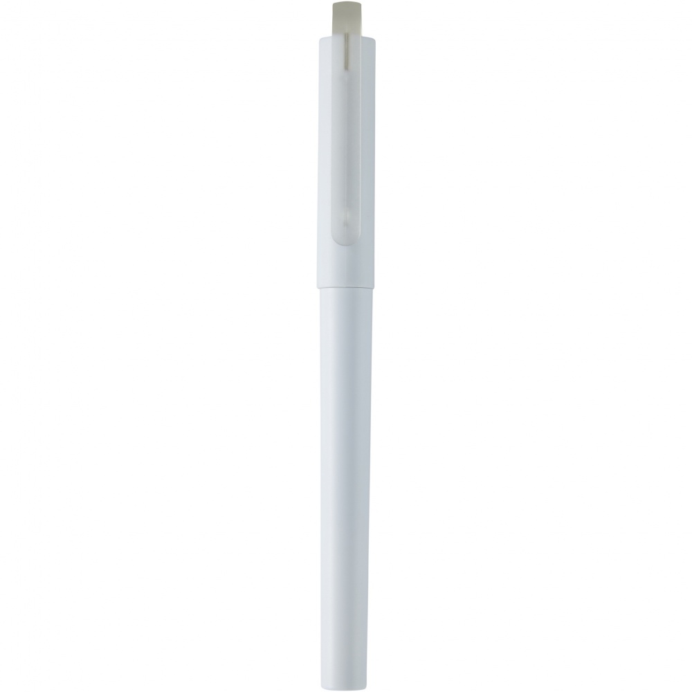 Logo trade corporate gifts picture of: Mauna recycled PET gel rollerball pen