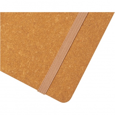 Logo trade promotional items picture of: Kilau recycled leather notebook 