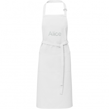 Logo trade promotional giveaway photo of: Andrea 240 g/m² apron with adjustable neck strap