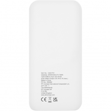 Logotrade promotional gift picture of: Electro 20.000 mAh recycled plastic power bank 