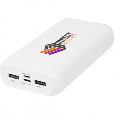 Logo trade promotional item photo of: Electro 20.000 mAh recycled plastic power bank 