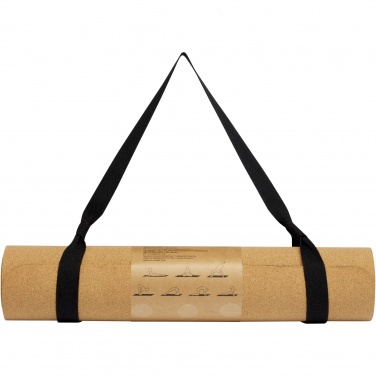 Logo trade promotional gifts picture of: Trikona cork yoga mat