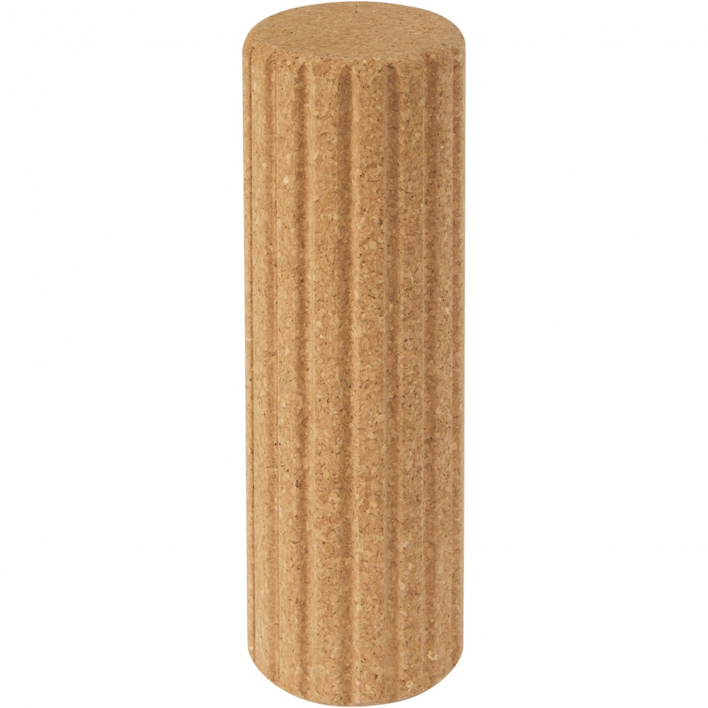 Logo trade business gifts image of: Trikona cork yoga roller