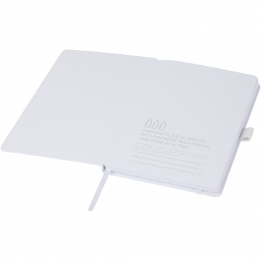 Logo trade corporate gift photo of: Thalaasa ocean-bound plastic hardcover notebook