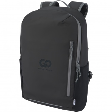 Logo trade advertising products image of: Aqua 15" GRS recycled water resistant laptop backpack 21L