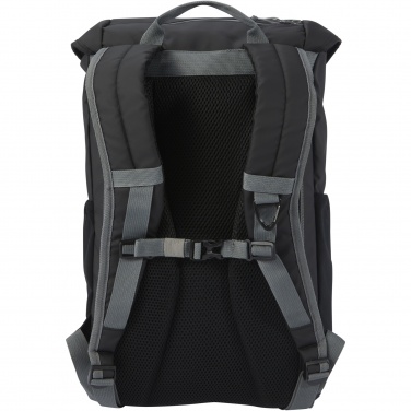 Logo trade promotional gifts picture of: Aqua 15.6" GRS recycled water resistant laptop backpack 23L