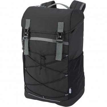 Logo trade promotional items image of: Aqua 15.6" GRS recycled water resistant laptop backpack 23L