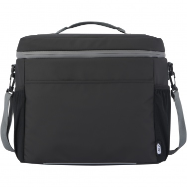 Logo trade promotional products image of: Aqua 20-can GRS recycled water resistant cooler bag 22L