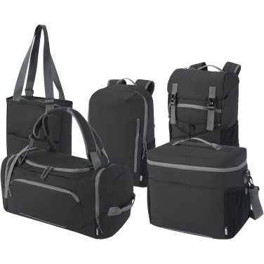 Logo trade business gifts image of: Aqua 20-can GRS recycled water resistant cooler bag 22L