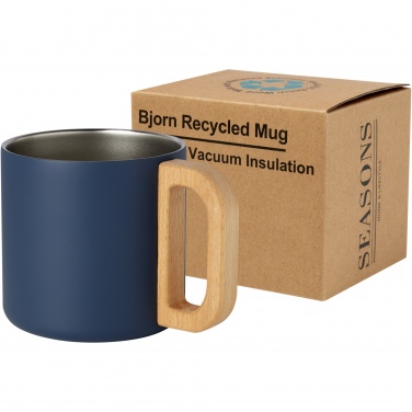 Logotrade promotional products photo of: Bjorn 360 ml RCS certified recycled stainless steel mug with copper vacuum insulation