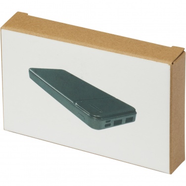 Logo trade promotional gift photo of: Loop 10.000 mAh recycled plastic power bank 