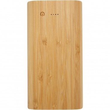 Logo trade corporate gifts picture of: Tulda 20.000 mAh bamboo power bank