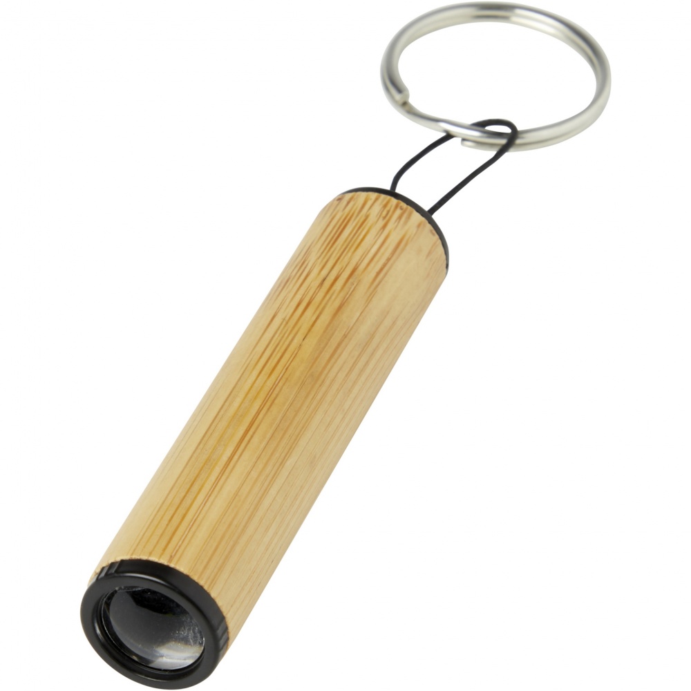 Logotrade corporate gift picture of: Cane bamboo key ring with light