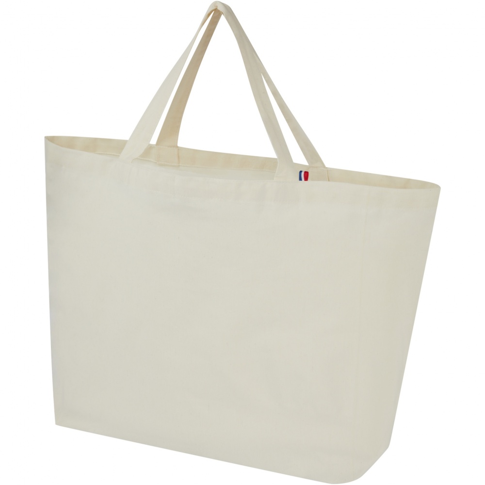 Logo trade business gifts image of: Cannes 200 g/m2 recycled shopper tote bag 10L