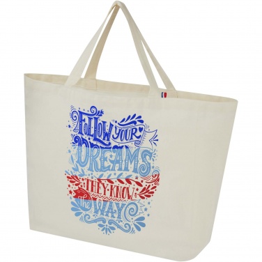 Logo trade promotional giveaways picture of: Cannes 200 g/m2 recycled shopper tote bag 10L