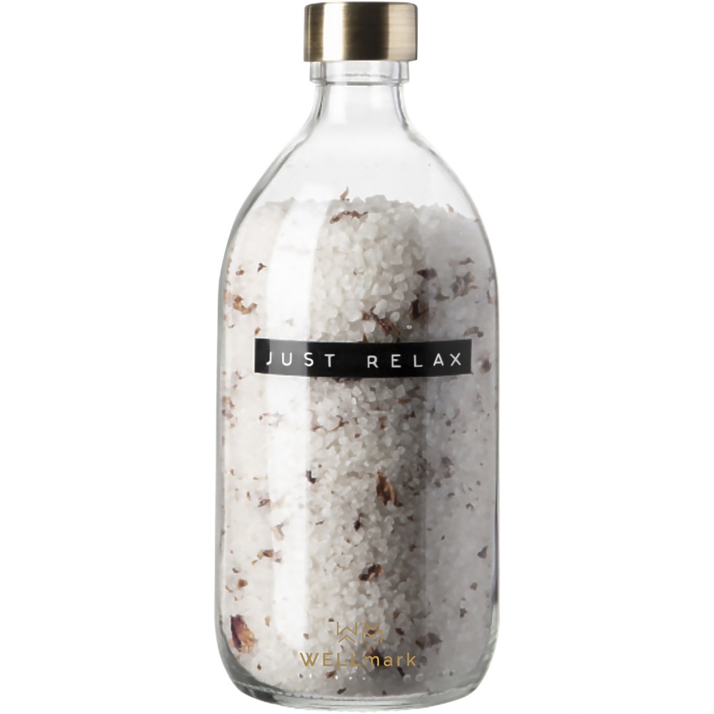 Logo trade promotional items picture of: Wellmark Just Relax 500 ml bath salt - roses fragrance