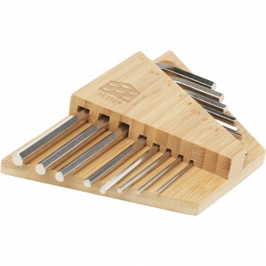 Logotrade corporate gifts photo of: Allen bamboo hex key tool set