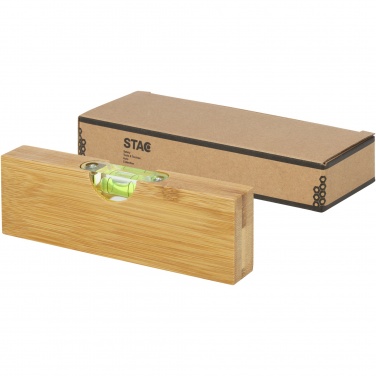 Logotrade promotional items photo of: Flush bamboo spirit level with bottle opener