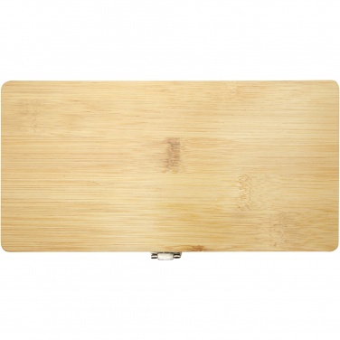 Logo trade advertising product photo of: Rivet 19-piece bamboo/recycled plastic tool set