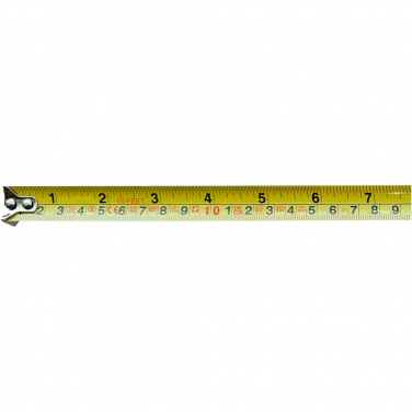 Logo trade advertising products picture of: Rule 3-metre RCS recycled plastic measuring tape