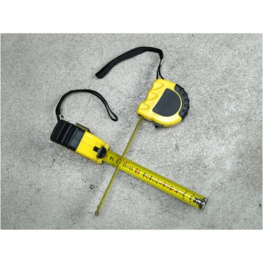 Logotrade promotional product picture of: Rule 5-metre RCS recycled plastic measuring tape