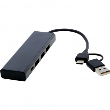 Logotrade promotional merchandise photo of: Rise RCS recycled aluminium USB 2.0 hub