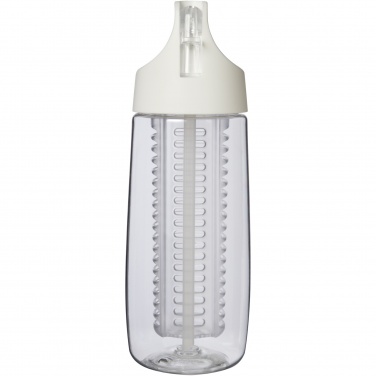 Logo trade corporate gifts picture of: HydroFruit 700 ml recycled plastic sport bottle with flip lid and infuser