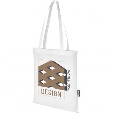 Logotrade promotional item image of: Zeus GRS recycled non-woven convention tote bag 6L
