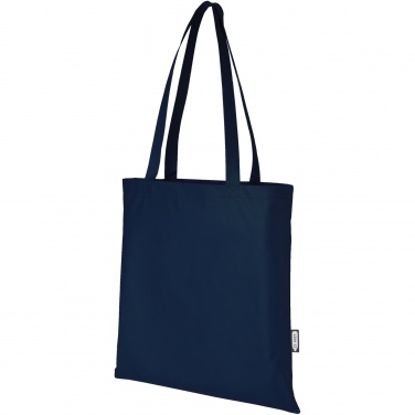 Logo trade corporate gift photo of: Zeus GRS recycled non-woven convention tote bag 6L