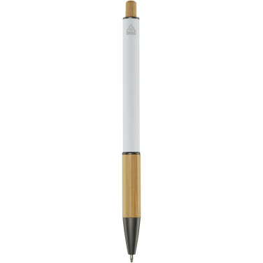Logo trade corporate gifts image of: Darius recycled aluminium ballpoint pen