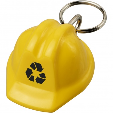 Logo trade advertising products picture of: Kolt hard hat-shaped recycled keychain