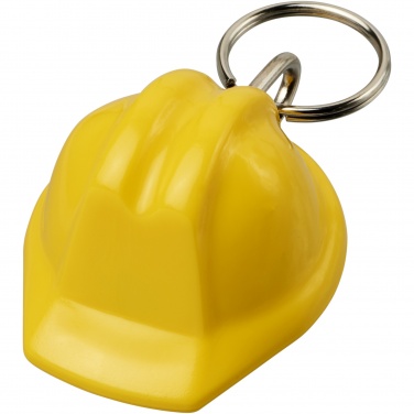 Logotrade promotional giveaway picture of: Kolt hard hat-shaped recycled keychain