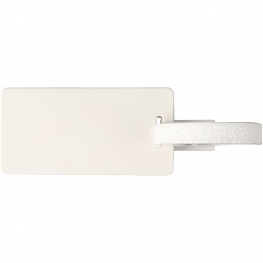 Logotrade promotional item image of: River recycled window luggage tag