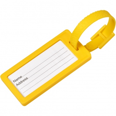 Logotrade promotional merchandise picture of: River recycled window luggage tag