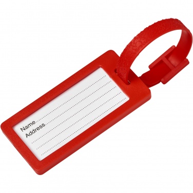 Logotrade promotional item picture of: River recycled window luggage tag