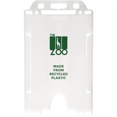 Logo trade promotional gifts image of: Pierre recycled plastic card holder 