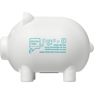 Logo trade advertising products picture of: Oink recycled plastic piggy bank