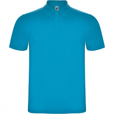 Logo trade promotional giveaway photo of: Austral short sleeve unisex polo