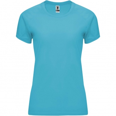 Logo trade corporate gifts image of: Bahrain short sleeve women's sports t-shirt