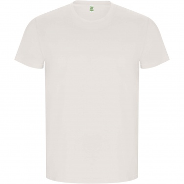 Logo trade advertising products image of: Golden short sleeve men's t-shirt