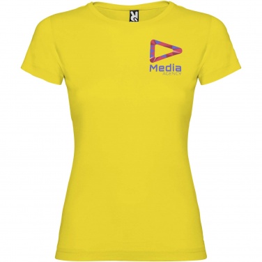 Logo trade promotional merchandise photo of: Jamaica short sleeve women's t-shirt