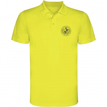 Logo trade promotional products image of: Monzha short sleeve men's sports polo